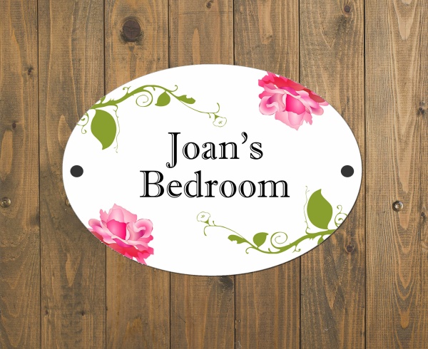 Personalised Shabby Chic Door Plaque